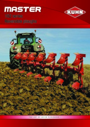 Kuhn MASTER 182 Series Reversible Ploughs Agricultural Catalog page 1
