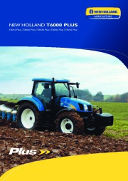 New Holland T6010 Plus T6020 T6030 T6050 T6070 Plus T6000 Tractors Catalog page 1