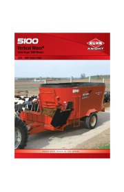 Kuhn 5100 Vertical Maxx Twin Auger TMR Mixers 320 680 Cubic Feet Agricultural Catalog page 1