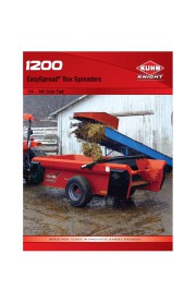 Kuhn 1200 EasySpread Box Spreaders 120 300 Cubic Feet Agricultural Catalog page 1