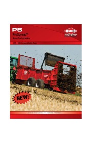 Kuhn Knight PS ProSpread 500 600 Heaped Cubic Feet Agricultural Catalog page 1