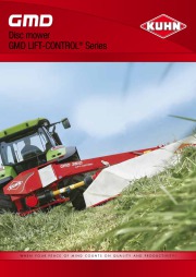 Kuhn Disc Mower GMD LIFT CONTROL Series Agricultural Catalog page 1