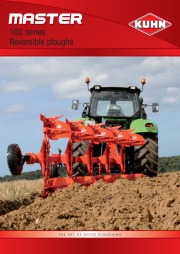 Kuhn MASTER 102 Series Reversible Ploughs 2 Agricultural Catalog page 1