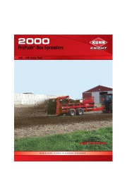 Kuhn 2000 440 540 Cubic Feet ProPush Box Spreaders Agricultural Catalog page 1
