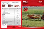 Kuhn MODEL SPECIFICATIONS Agricultural Catalog page 1