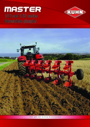 Kuhn MASTER 122 152 Series Reversible Ploughs Agricultural Catalog page 1