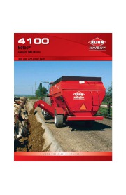 Kuhn Knight 4100 Botec 4 Auger TMR Mixers 360 420 Cubic Feet Agricultural Catalog page 1