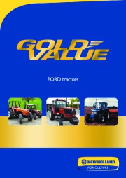 New Holland Ford TRACTOR Tractors Catalog page 1