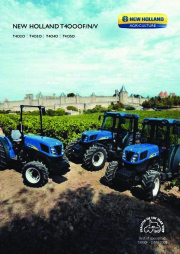 New Holland T4020 T4030 T4040 T4050 T4000 F N V Tractors Catalog page 1