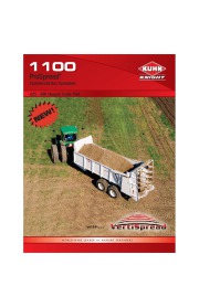 Kuhn Knight 1100 ProSpread Commercial Box Spreaders 625 690 Heaped Cubic Feet Agricultural Catalog page 1