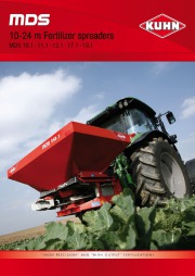 Kuhn MDS MDS 10 24 Agricultural Catalog page 1