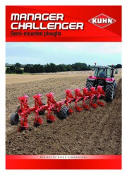 Kuhn MANAGER CHALLENGER Semi Mounted Ploughs Agricultural Catalog page 1