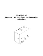 New Holland Grain Belt Plus Combine Reservoir Integration Owners Manual page 1