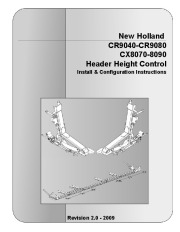 New Holland CR9040 CR9080 CX8070 8090 Header Height Control MC Mower BOXER Owners Manual page 1
